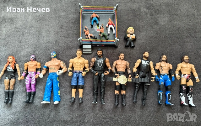 Money in the Bank куфарчета, ринг и фигури