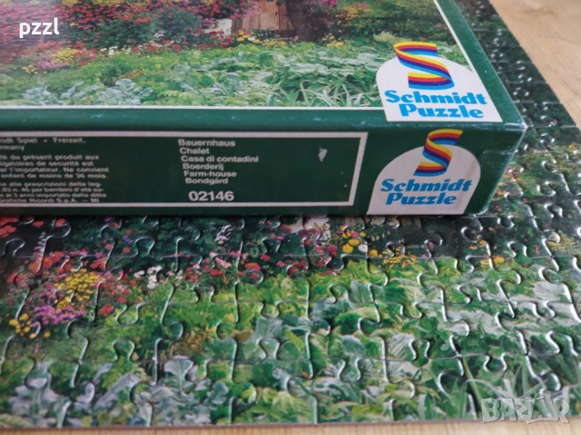 Пъзел "Farm House” Schmidt 1984г. 500 части, снимка 4 - Пъзели - 53139888