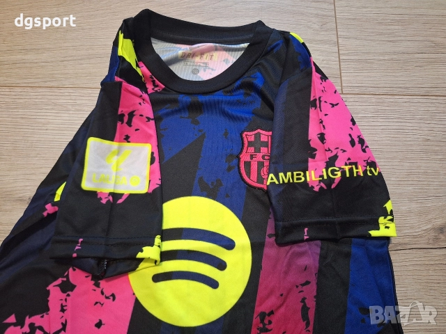Детски флуоресцентен футболен екип на Барселона #ЛАМИН ЯМАЛ #10!, снимка 4 - Футбол - 52066056