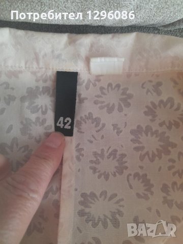 Дамска розова ризка 42, снимка 3 - Ризи - 39406351