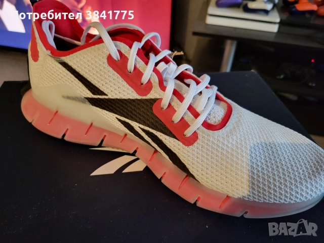 Reebok Zig Kinetica Shadow WHITE/VECRED/BLACK Zig Kinetica Shadow, снимка 4 - Маратонки - 51914170