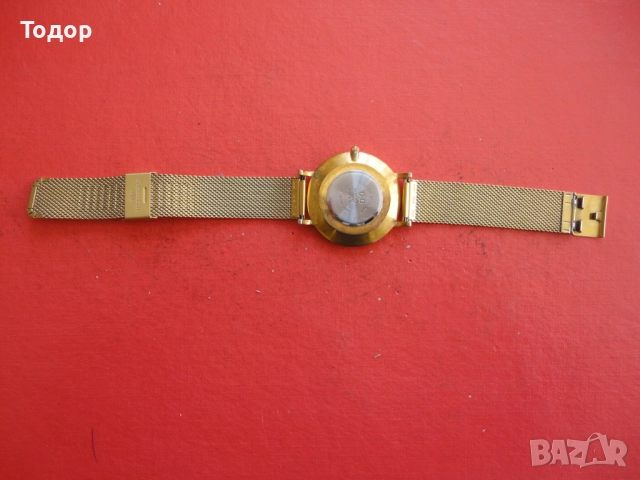 Страхотен позлатен часовник Q@Q, снимка 5 - Мъжки - 52640330