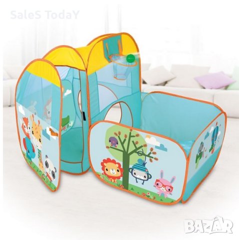 Детски кът, палатка с басейн с топки, Fisher Price