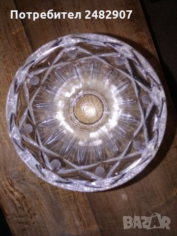 Кристална ретро ваза, снимка 3 - Вази - 29356408