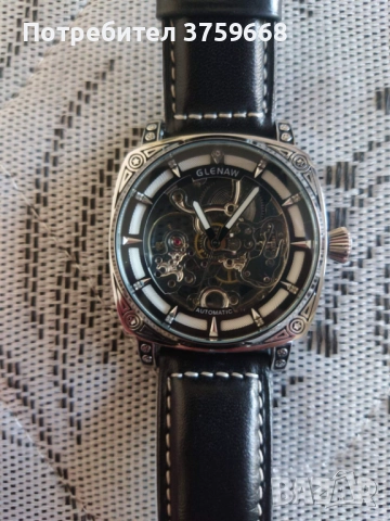 Автоматичен (самонавивен)часовник с минерално стъкло,водоустойчив., снимка 2 - Мъжки - 52881939