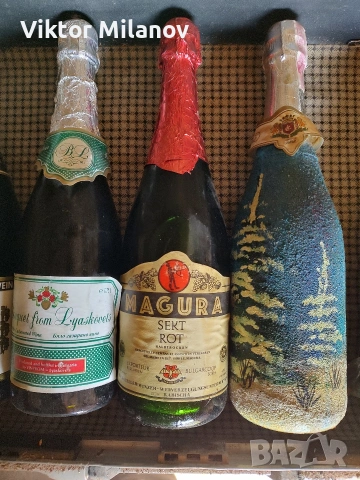 Стари бутилки с вино, снимка 12 - Антикварни и старинни предмети - 53897309
