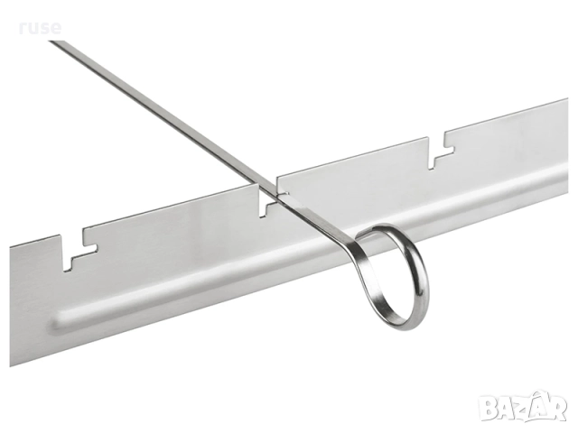 НОВИ! Дълги шишове за грил с поставка, снимка 4 - Прибори за хранене, готвене и сервиране - 51694827