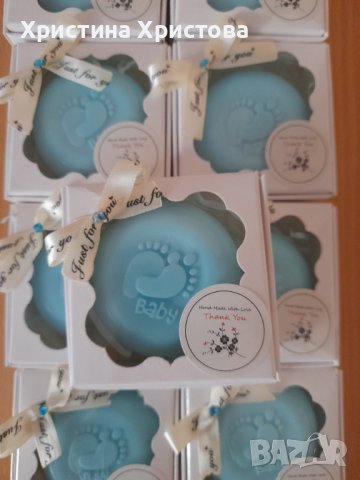 Сапун стъпчица , снимка 7 - Подаръци за кръщене - 37440348