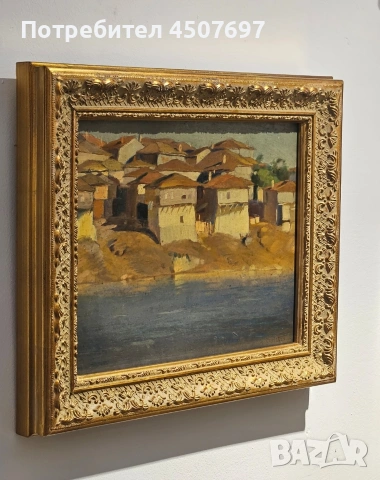 картина на Г христов рубев 1931г., снимка 4 - Антикварни и старинни предмети - 54283724