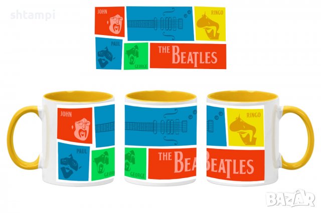Чаша Beatles 10,Керамична Чаша, Кафе Чай, Игра,Изненада,Подарък,Повод,Празник,Рожден Ден, снимка 7 - Чаши - 38508553