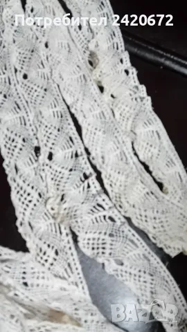 бяла дантела за носия, снимка 1