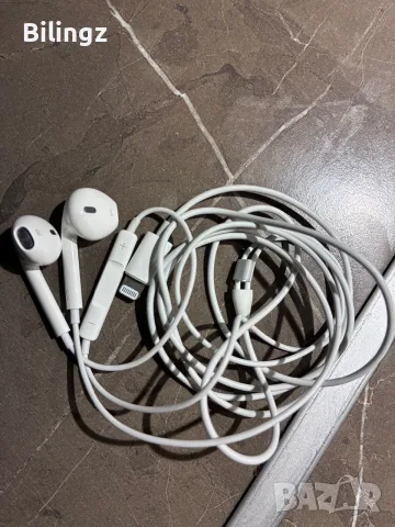 Оригинални слушалки на Apple Earpods с Lightning Hands Free за Iphone, снимка 2 - Аксесоари за Apple - 55892624