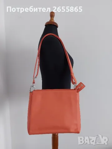 Дамска кожена чанта през рамо, снимка 4 - Чанти - 49814513