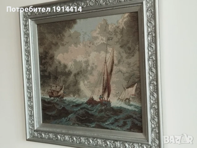 Гоблени по Вилер прецизно ушити по поръчка от специалист с DMC конци, снимка 9 - Гоблени - 50590555