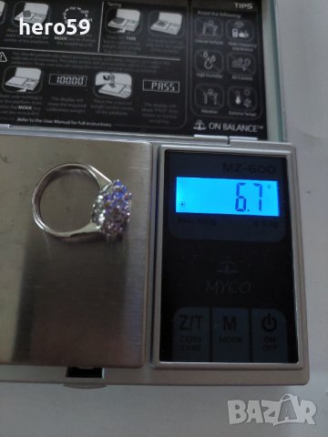 Дамски златен пръстен с брилянти(тотал 1,4 карата)бяло злато 18к., снимка 13 - Пръстени - 38897469