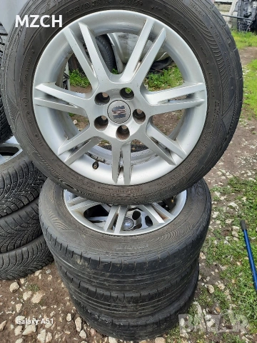 ляти джанти с гуми 5×100,СЕАТ, 15цола , снимка 2 - Гуми и джанти - 54119876