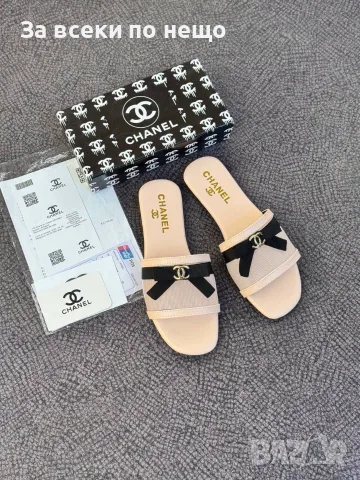 Chanel Дамски Равни Чехли Шанел - Различни Цветове Код SEM-420, снимка 6 - Чехли - 55868032