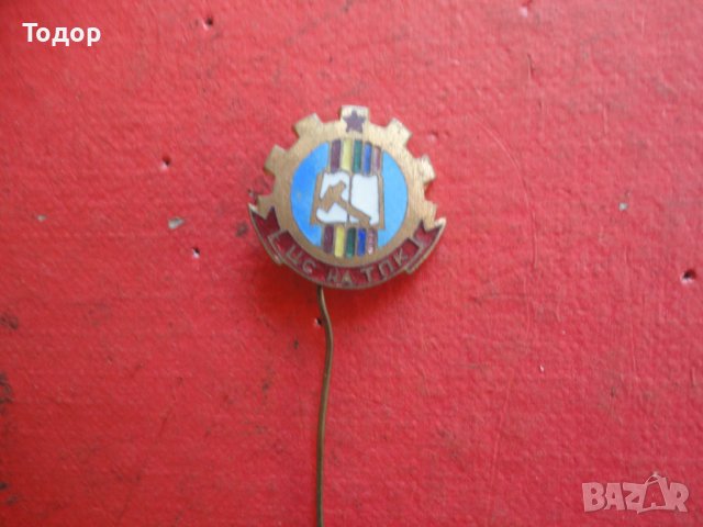 Знак значка ЦС на ТПК бронз емайл, снимка 2 - Колекции - 42197868