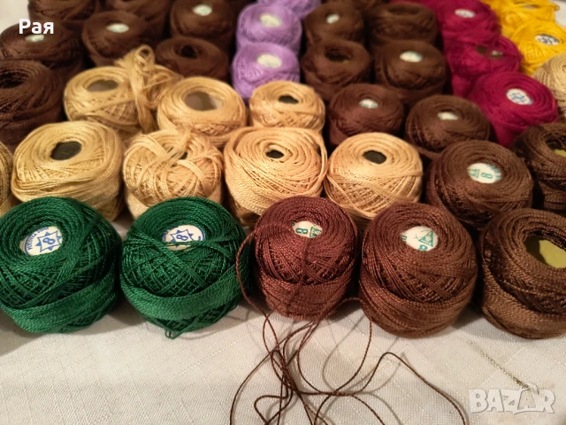 Памучни конци за бродерия/бродиране, снимка 2 - Други - 51186147