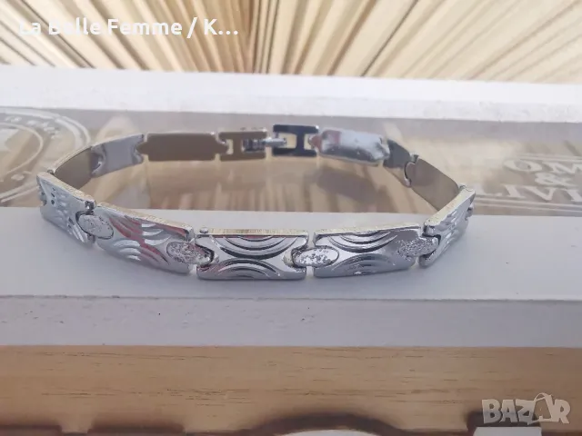 Елегантни гривни от медицинска стомана , снимка 10 - Гривни - 48985396