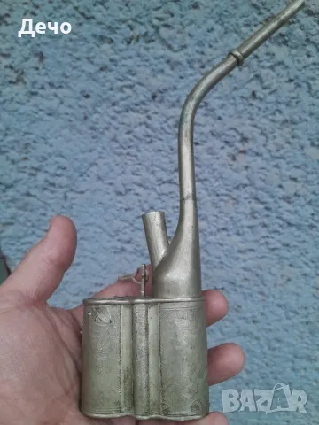 100+ годишна Сребърна ниска проба  Сачан Китайска лула за опиум , снимка 2 - Антикварни и старинни предмети - 49314655