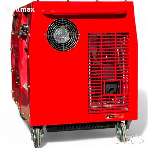 Обезшумен бензинов генератор 7.5 KW монофазен BULLMAX, снимка 2 - Генератори - 52569834