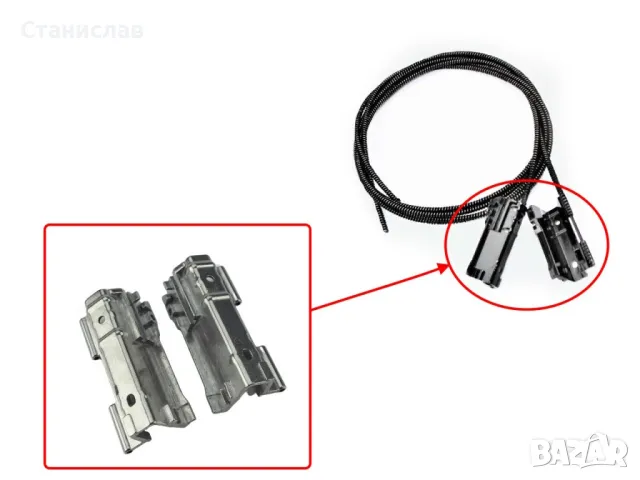 BMW X5 E70 Комплект водачи на жило за панорамен таван , снимка 3 - Части - 50400467