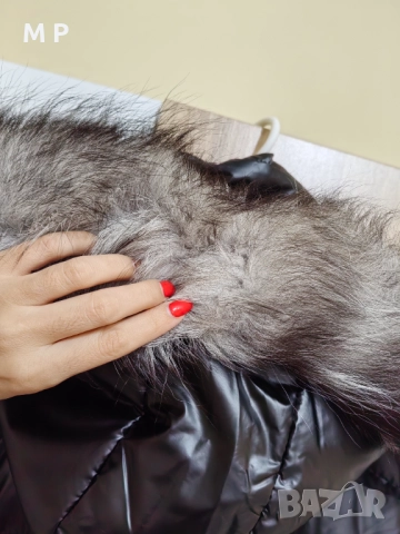 Дълго зимно яке размер L-XL , снимка 6 - Якета - 52919239