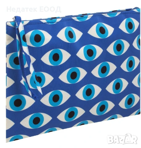 Лятна тоалетна чанта, Син, 31x22 см.