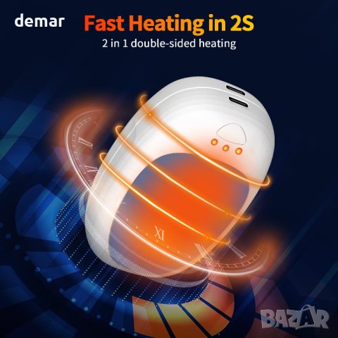 Електрически USB джобни нагреватели за ръце, снимка 4 - Друга електроника - 42512284