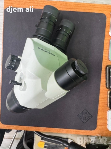 OLYMPUS SZ61 TR стерео микроскоп с опсиуа за камера осветление и стоука, снимка 2 - Светкавици, студийно осветление - 54007792