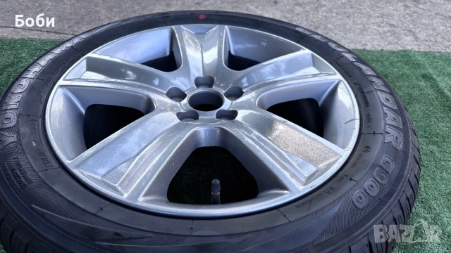 Джанта 5/100/17 Subaru 215/55/17 Yokohama, снимка 3 - Гуми и джанти - 51167203