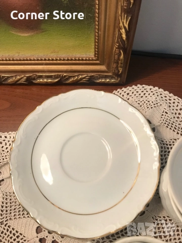 Баварски порцелан Mitterteich сервиз за кафе/чай, снимка 9 - Сервизи - 52482574