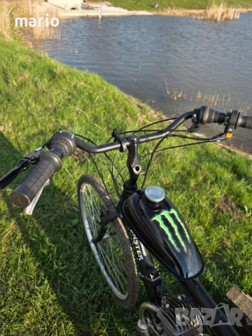 Продавам веломотор с чисто нов двигател 80 сс най добро качество, снимка 3 - Велосипеди - 53942601