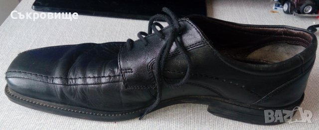 Официални мъжки кожени обувки Clarks Cushion Cell, снимка 7 - Официални обувки - 37220073