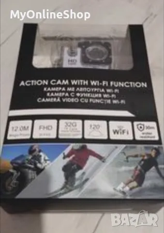 Action Camera 1080p, снимка 4 - Камери - 48342067