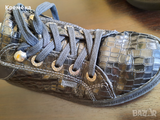 детски лачени "крокодилски" обувки, н.32, снимка 4 - Детски обувки - 36379715