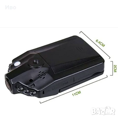 DVR H198 рекордер за автомобил Cycle recording функция ABS пластмаса -3Mpx AC12, снимка 4 - Друга електроника - 55902994