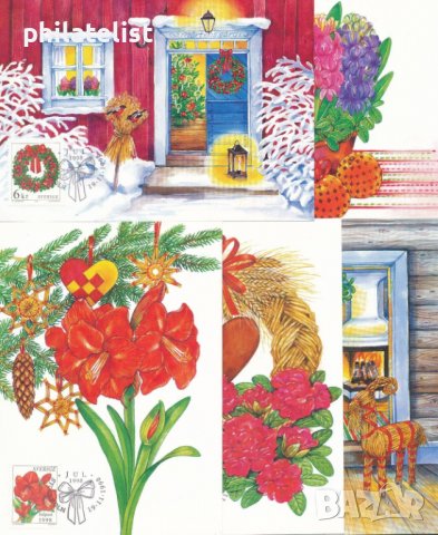 Швеция 1998 - 5 броя Карти Максимум - Комплектна серия