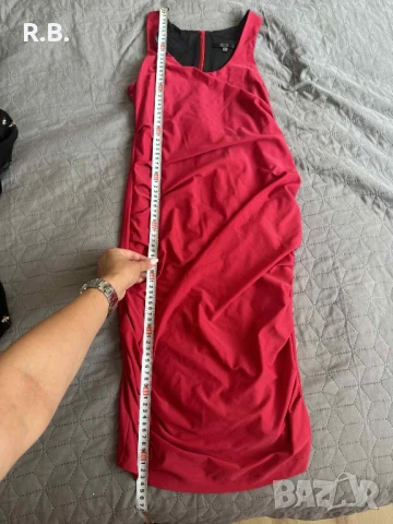 Alessa, червена рокля, размер М, снимка 12 - Рокли - 47739918