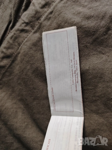 Casio 668 сертификат, снимка 5 - Други ценни предмети - 52164126