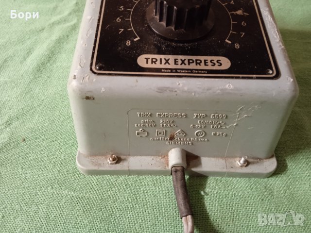 TRIX EXPRESS  Typ 5599 трансформатор за влакчета, снимка 7 - Други ценни предмети - 35214713