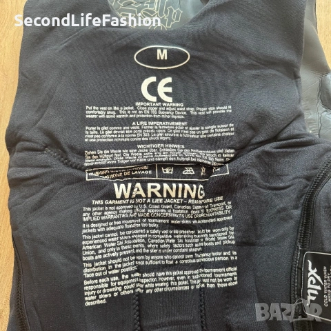 NPX предпазна Жилетка за водни спортове размер M черна, снимка 7 - Водни спортове - 53909248