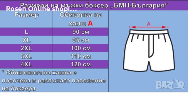 Мъжки боксерки 100% памук, произведени в България, снимка 6 - Бельо - 42448314