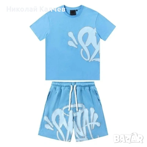 Летни Екипи Syra-Черен Розов и син, снимка 2 - Спортни дрехи, екипи - 54180317