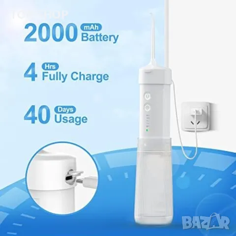 Нов Безжичен дентален орален иригатор за почистване на зъби Хигиена Грижа, снимка 6 - Тримери - 50038740