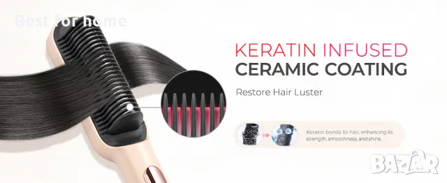 TYMO Ring Plus йонна четка за изправяне на коса, снимка 14 - Преси за коса - 48847871