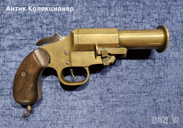 Сигнален Пистолет, Военно-Морски. Германска Империя. Weber модел 1915 г., снимка 4 - Антикварни и старинни предмети - 51882689
