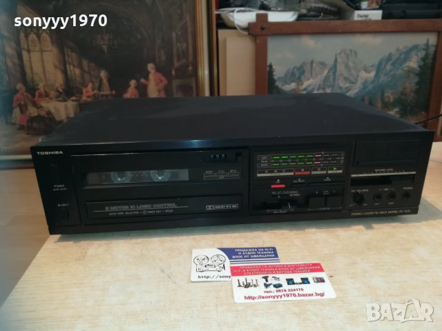 toshiba pc-g33 stereo deck-made in japan-внос germany 1810201233, снимка 11 - Декове - 30460899