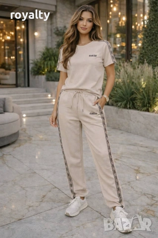 Guess Нов Бежов Дамски Комплект Гес 